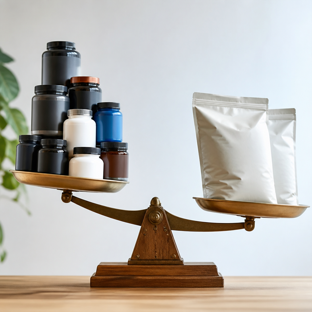 Illustration 3 – Abzocke oder Muskel-Turbo? Dein Guide zum Proteinpulver